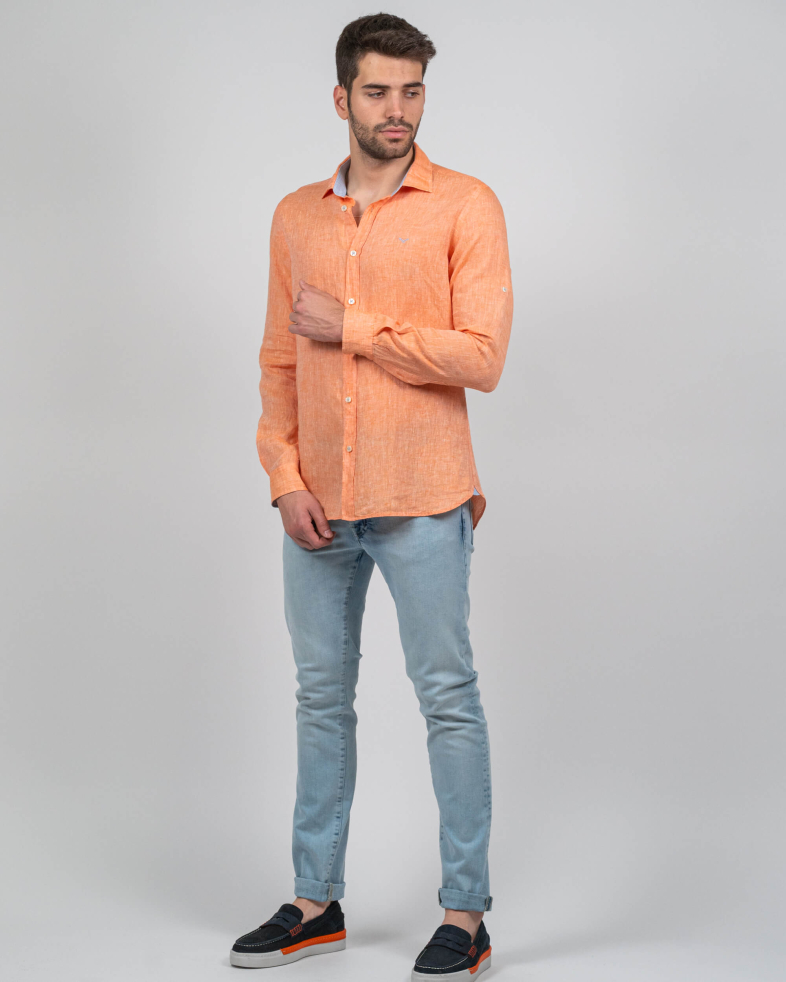 SHIRT SLIM FIT LINEN 230105044882-5 02