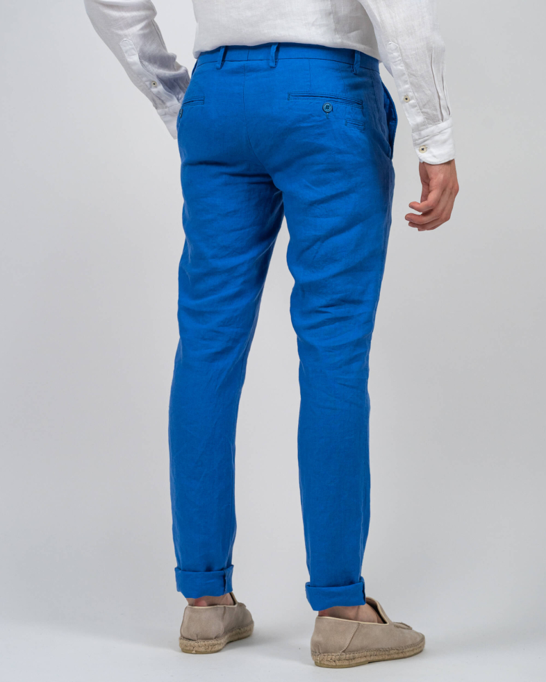 TROUSERS SLIM FIT LINEN 230134088490-3 06