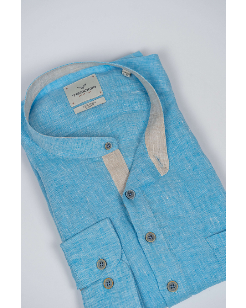 SHIRT SLIM FIT LINEN 230105044883-2 03