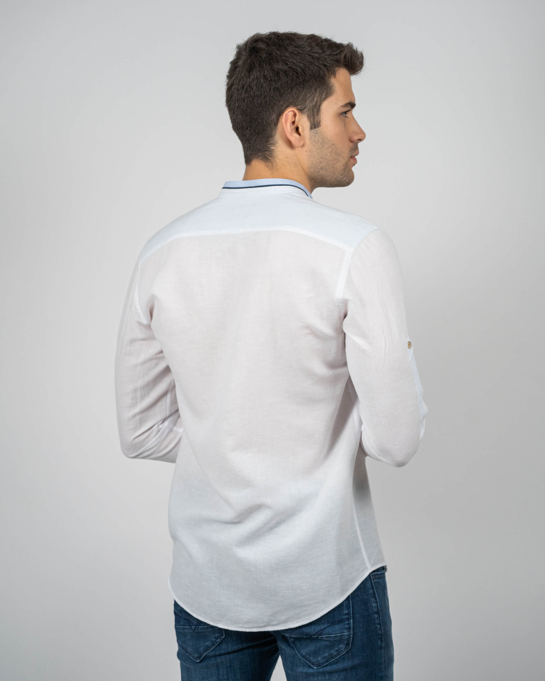 SHIRT REGULAR FIT LINEN 230135044831-1 08