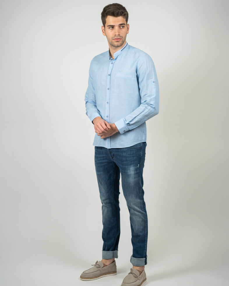 SHIRT REGULAR FIT LINEN 230135044831-2 03