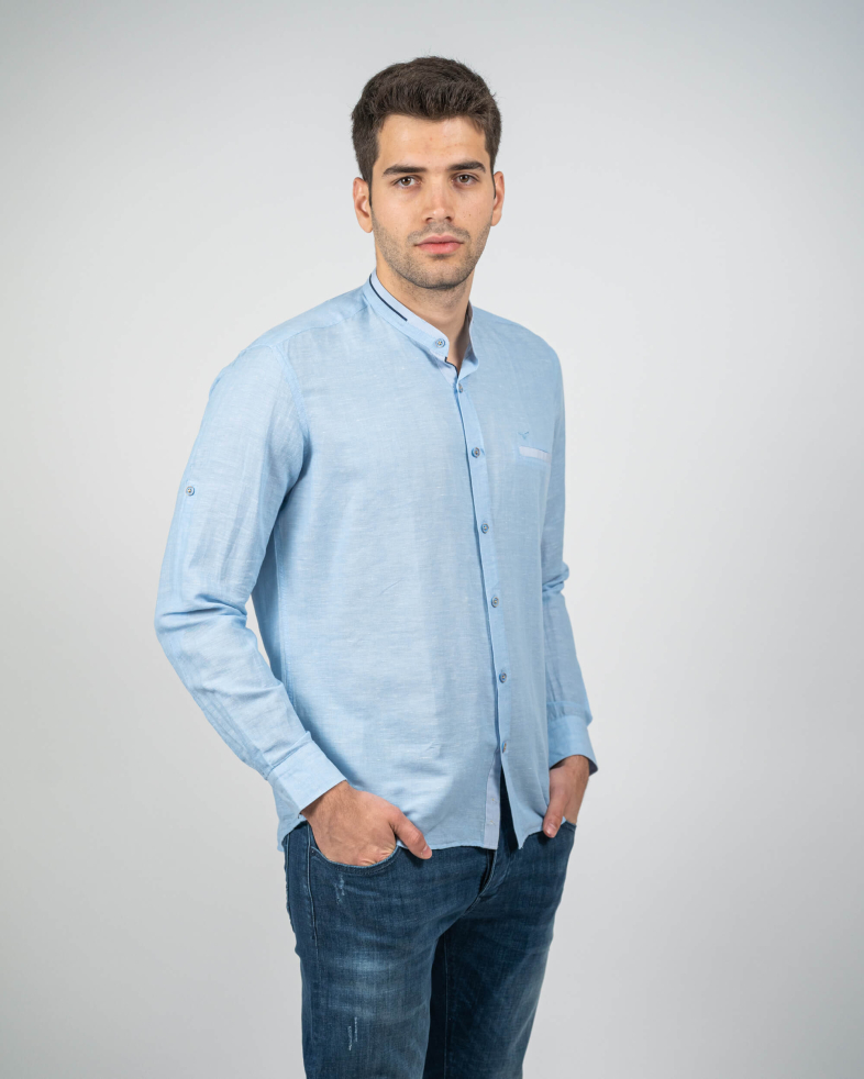 SHIRT REGULAR FIT LINEN 230135044831-2 04