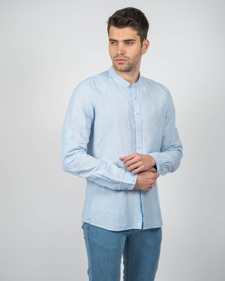 SHIRT SLIM FIT LINEN 230135044847-2 03