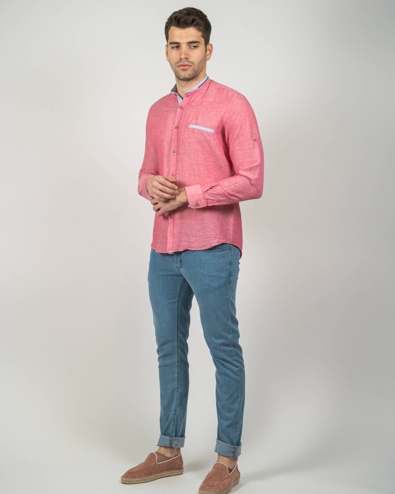 SHIRT REGULAR FIT LINEN 230135044831-3 04