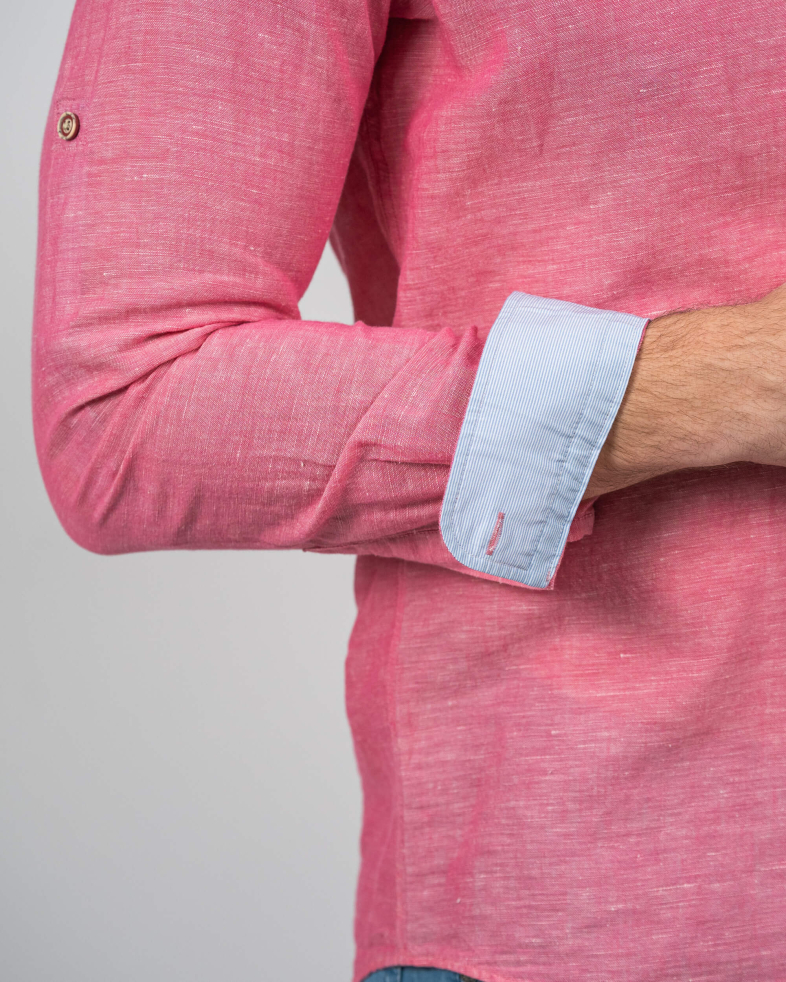 SHIRT REGULAR FIT LINEN 230135044831-3 08
