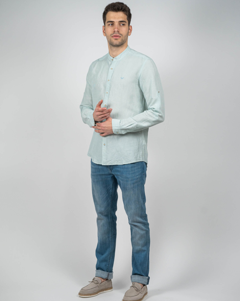 SHIRT SLIM FIT LINEN 230135044847-3 02