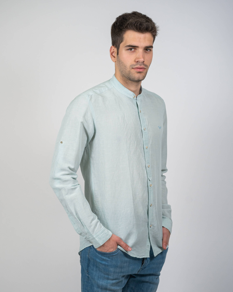 SHIRT SLIM FIT LINEN 230135044847-3 03