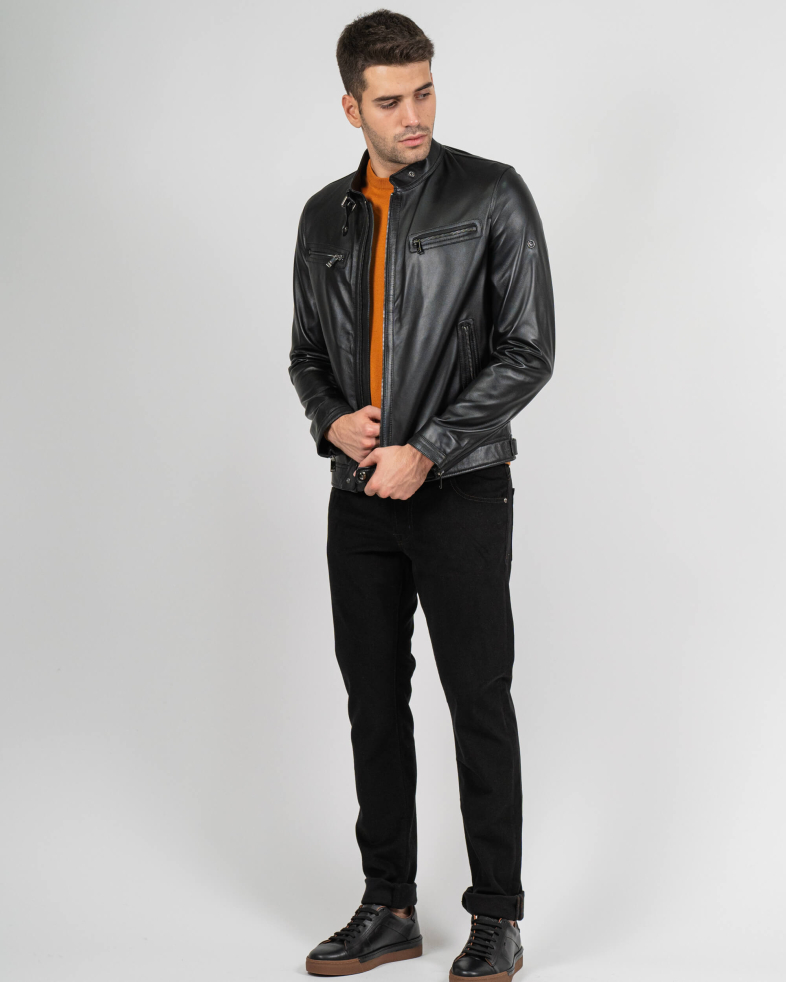 JACKET SLIM FIT LEATHER 230218111330-1 02