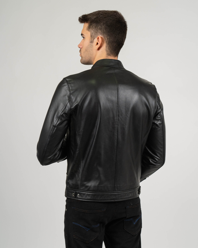 JACKET SLIM FIT LEATHER 230218111330-1 010