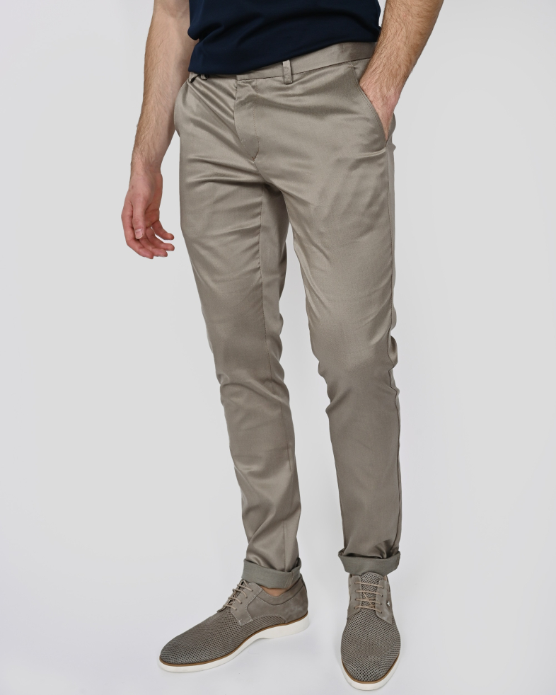 TROUSERS SLIM FIT TENCEL 240134088554-5 03