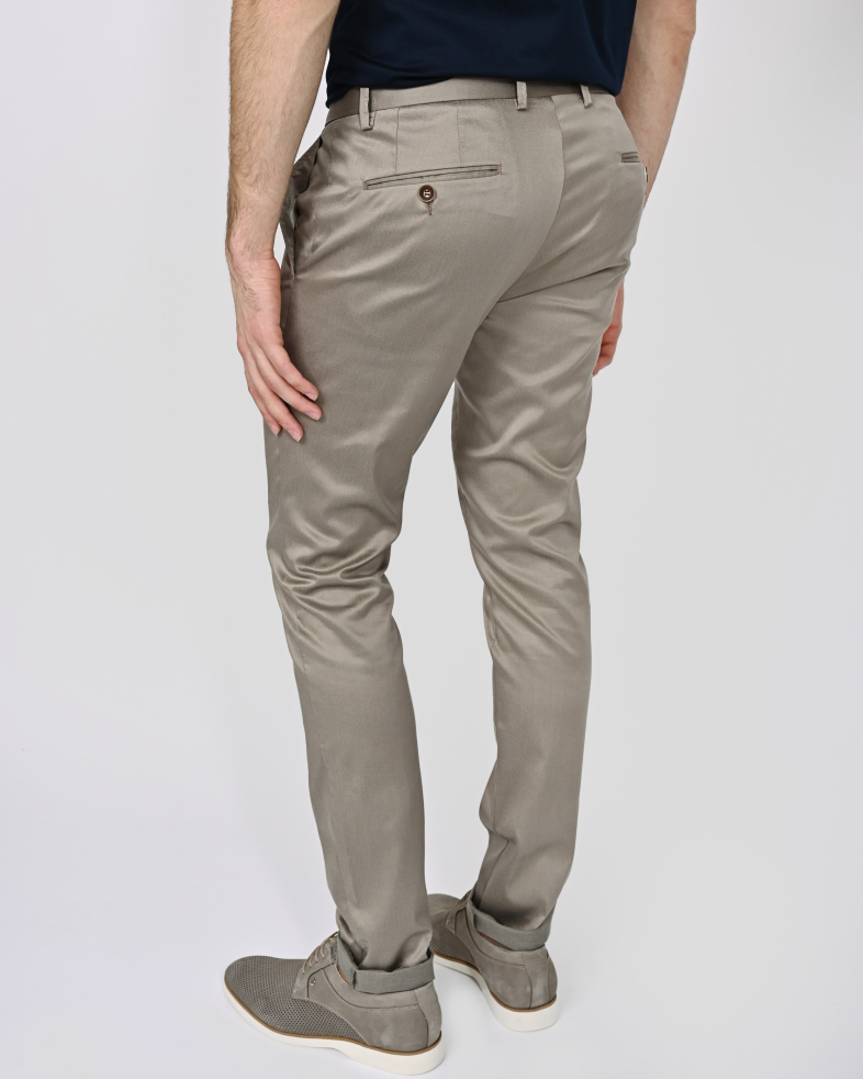 TROUSERS SLIM FIT TENCEL 240134088554-5 06