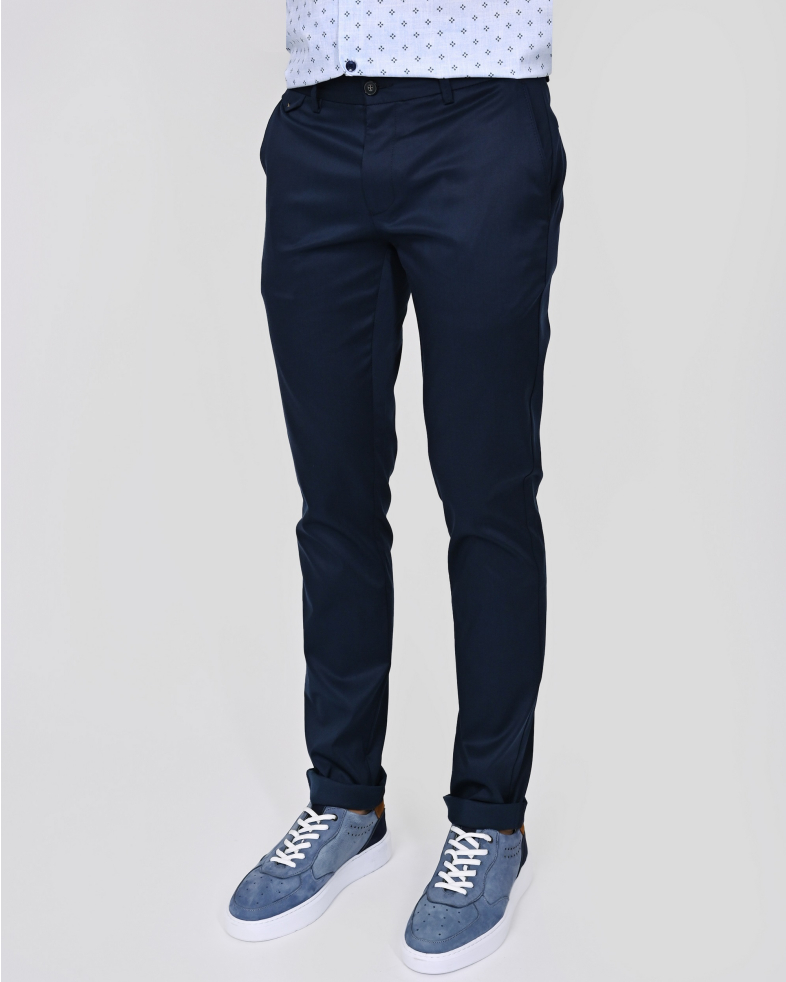 TROUSERS SLIM FIT TENCEL 240134088554-1 03