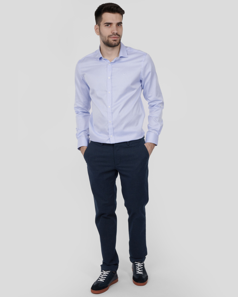 TROUSERS SLIM FIT COTTON 240234088575-1 02