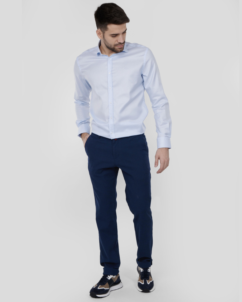 TROUSERS REGULAR FIT COTTON 240213088580-2 02