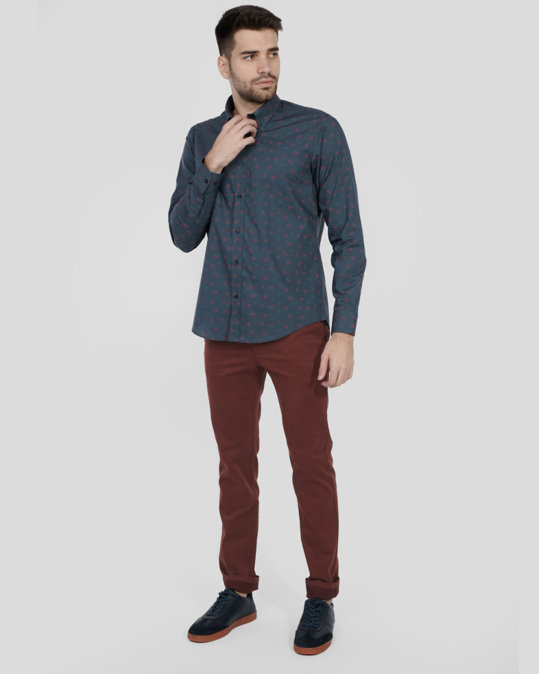 SHIRT SLIM FIT COTTON 240235045058-2 02