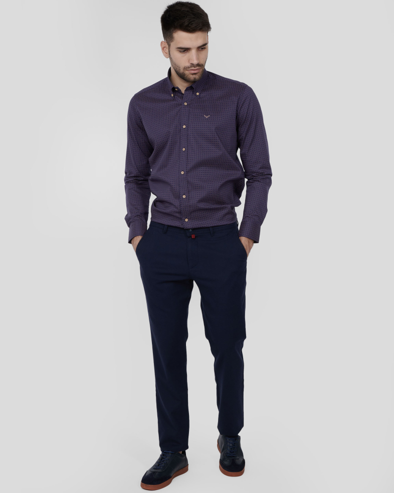 TROUSERS REGULAR FIT COTTON 240213088580-1 02