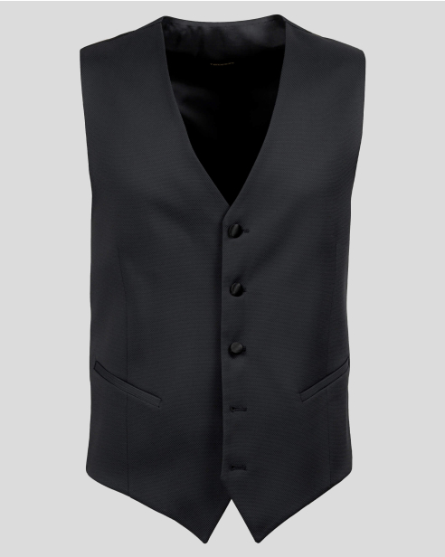 WAISTCOAT SLIM FIT TECHNICAL TEXTILE