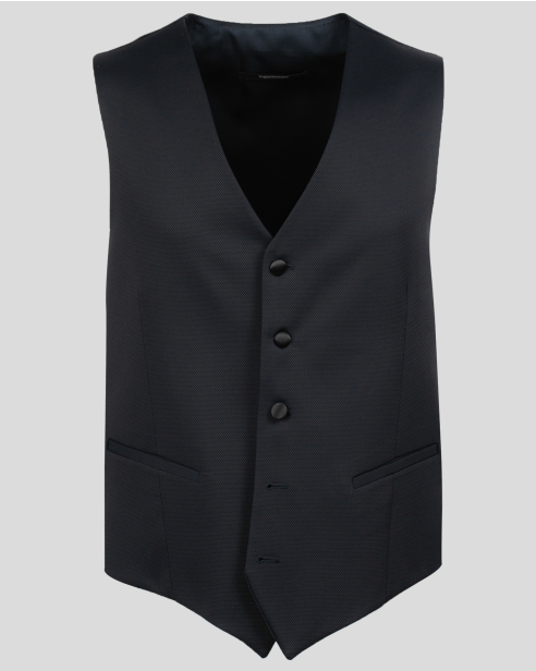 WAISTCOAT SLIM FIT TECHNICAL TEXTILE