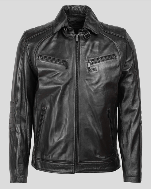 JACKET SLIM FIT LEATHER