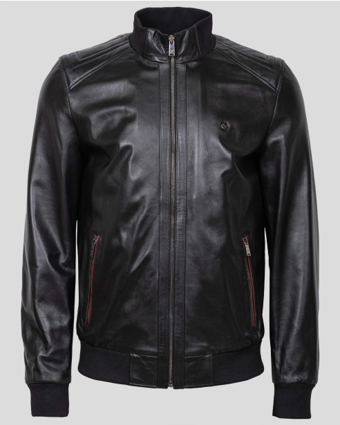 JACKET REGULAR FIT LEATHER