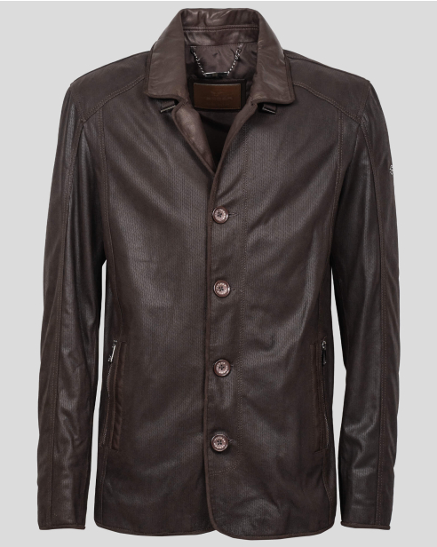 JACKET REGULAR FIT LEATHER