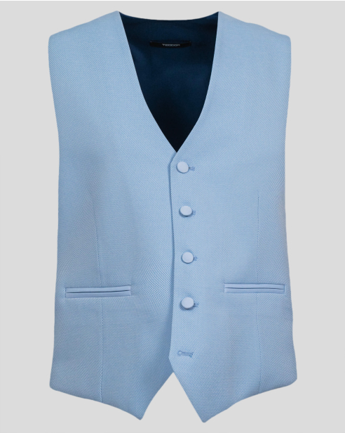 WAISTCOAT SLIM FIT TECHNICAL TEXTILE