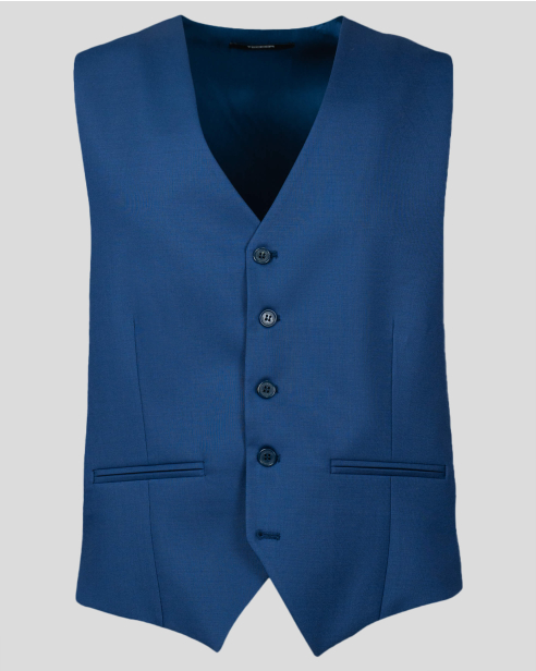 WAISTCOAT SLIM FIT WOOL