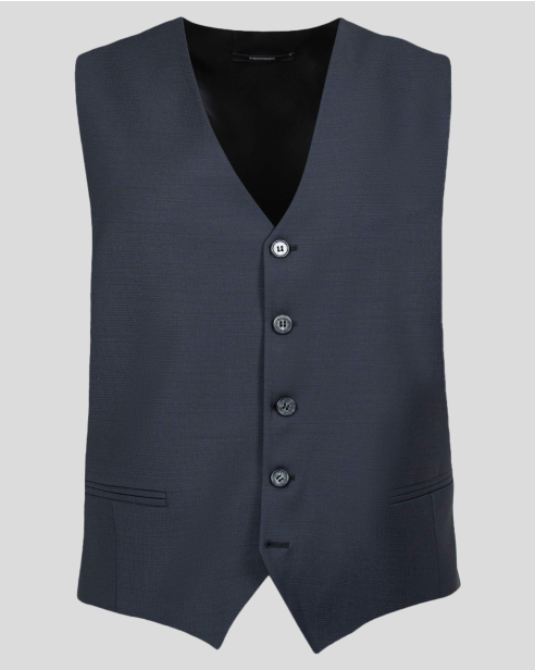 WAISTCOAT SLIM FIT WOOL