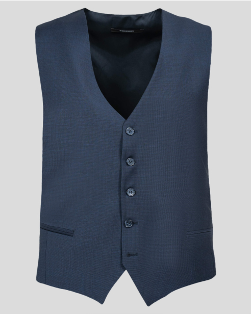 WAISTCOAT SLIM FIT WOOL