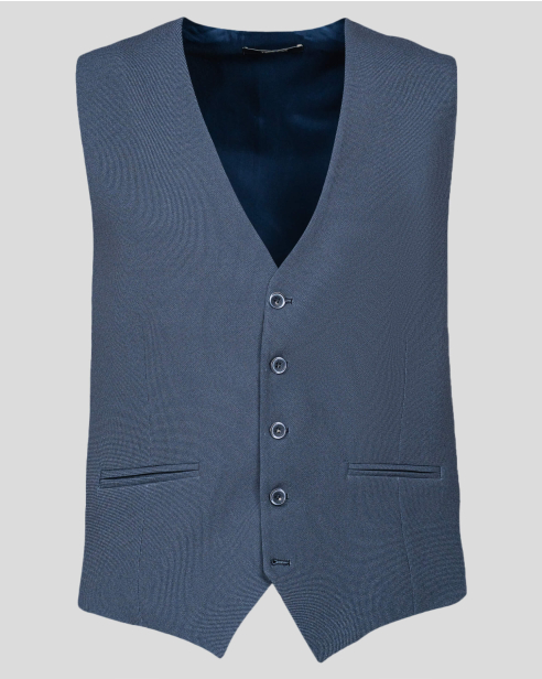 WAISTCOAT SLIM FIT TECHNICAL TEXTILE