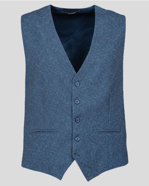 WAISTCOAT SLIM FIT TECHNICAL TEXTILE