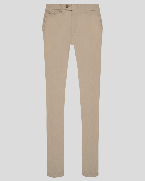 TROUSERS SLIM FIT LINEN