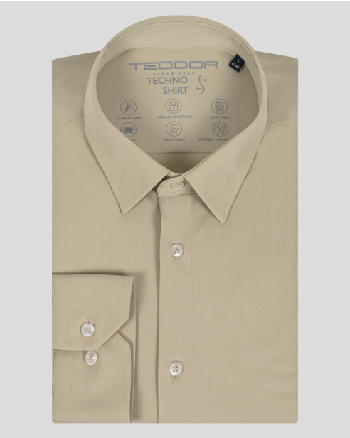 SHIRT SLIM FIT TECHNICAL TEXTILE