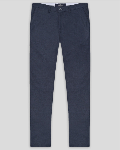 TROUSERS REGULAR FIT LINEN AND COTTON