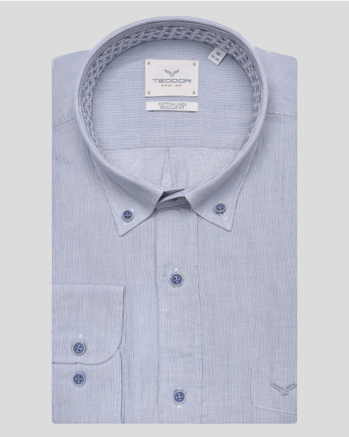 SHIRT LINEN AND COTTON