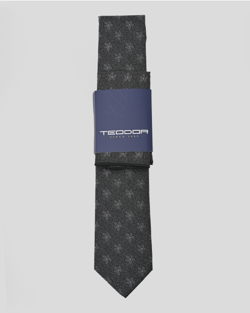 TIE AND POCKET SQUARE TECHNICAL TEXTILE