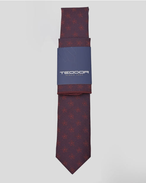 TIE AND POCKET SQUARE TECHNICAL TEXTILE