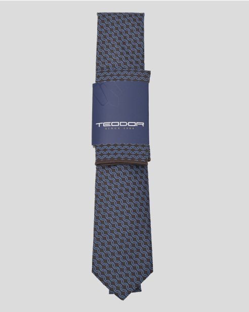 TIE AND POCKET SQUARE TECHNICAL TEXTILE