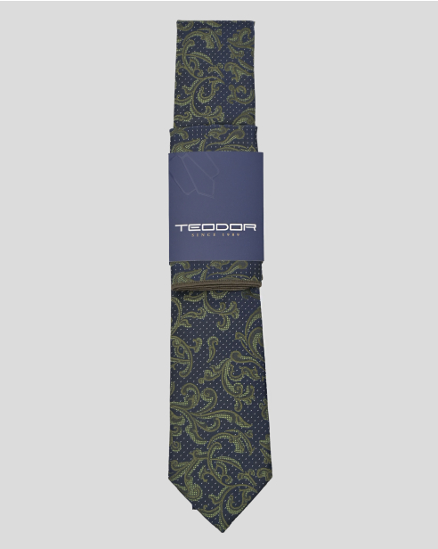 TIE AND POCKET SQUARE TECHNICAL TEXTILE