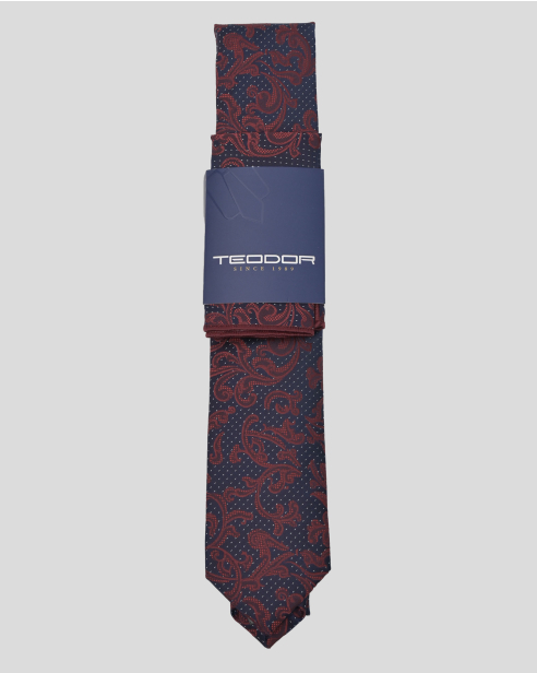 TIE AND POCKET SQUARE TECHNICAL TEXTILE