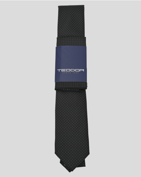 TIE AND POCKET SQUARE TECHNICAL TEXTILE