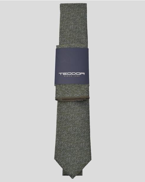 TIE AND POCKET SQUARE TECHNICAL TEXTILE