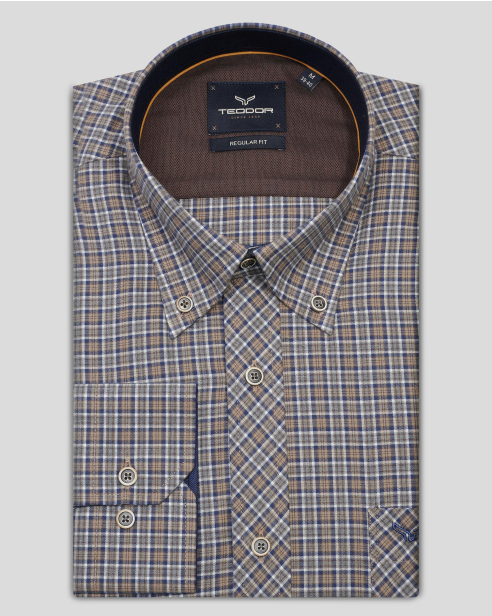 SHIRT REGULAR FIT COTTON