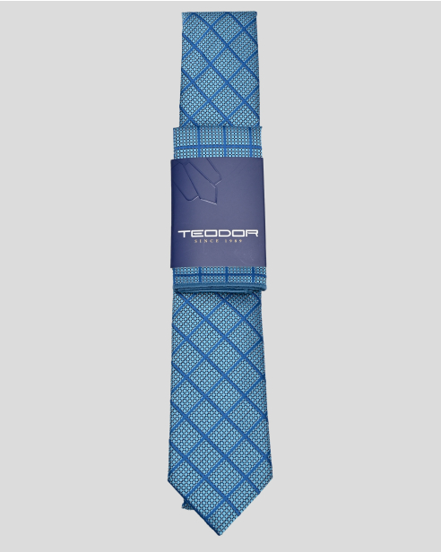 TIE AND POCKET SQUARE TECHNICAL TEXTILE