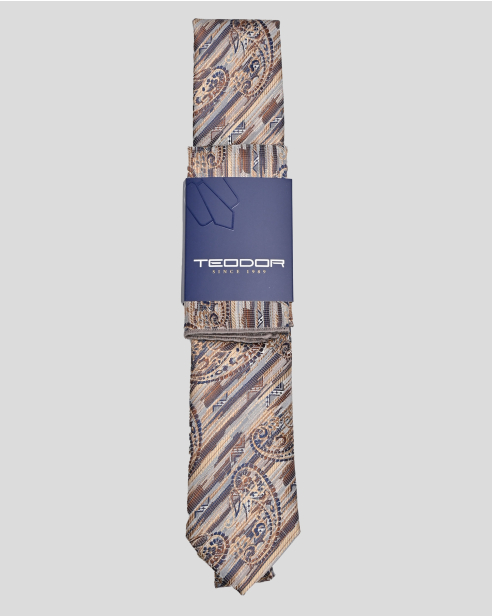 TIE AND POCKET SQUARE TECHNICAL TEXTILE