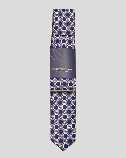 TIE AND POCKET SQUARE TECHNICAL TEXTILE