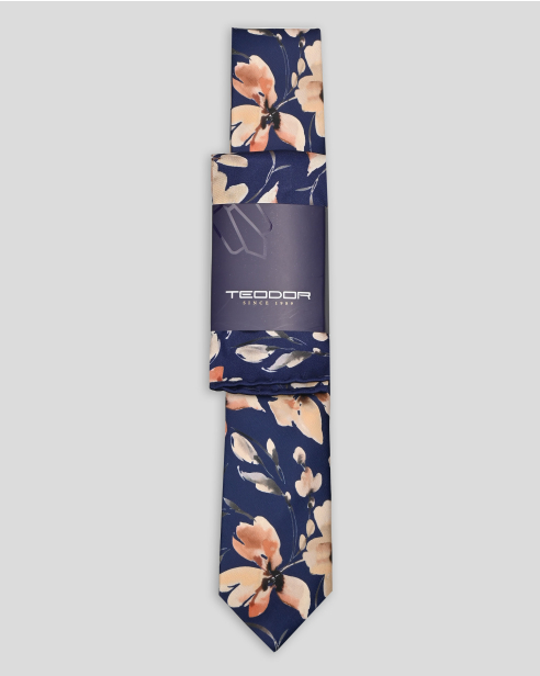 TIE AND POCKET SQUARE TECHNICAL TEXTILE