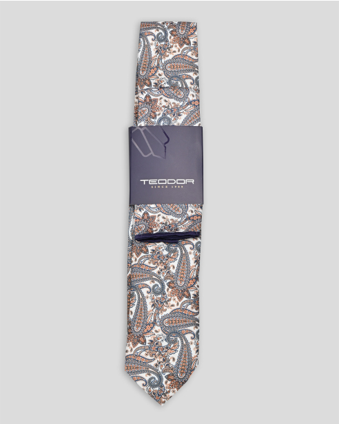 TIE AND POCKET SQUARE TECHNICAL TEXTILE