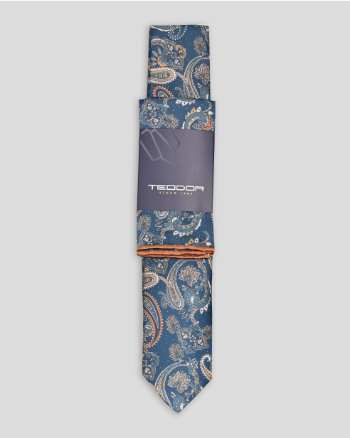 TIE AND POCKET SQUARE TECHNICAL TEXTILE