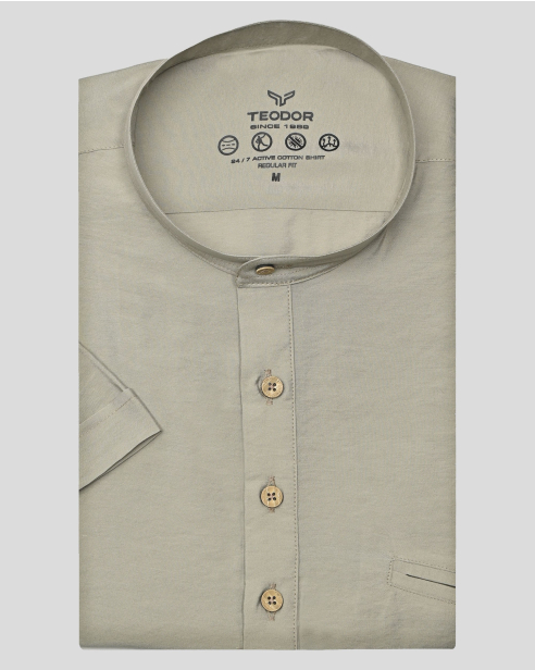 SHIRT REGULAR FIT MODAL